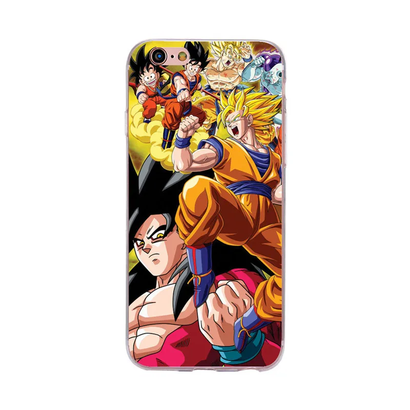 For Fundas iPhone 7 8 Phone Case Cool Dragon Ball Cartoon Young Boys Patterns Soft Silicone Cover Skin for I7 I8 Funda Capa |