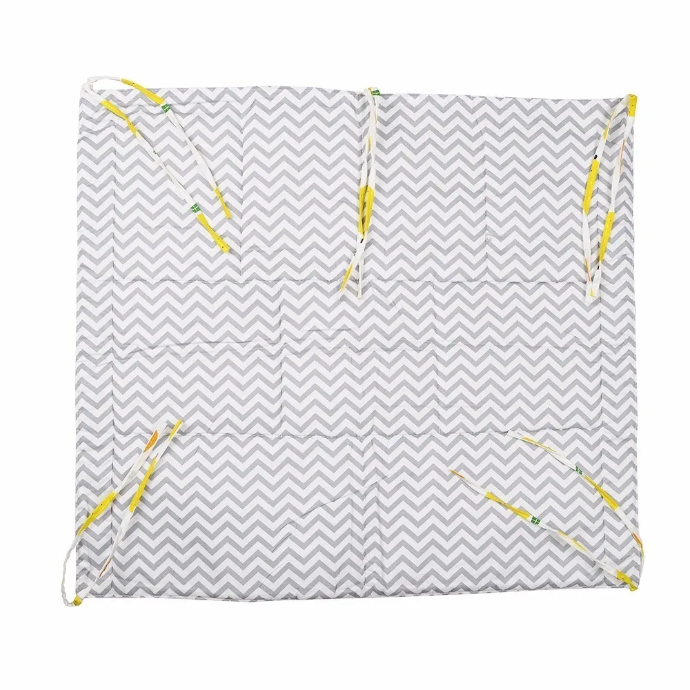 Подвесная сумка для детской кроватки брендовый хлопковый органайзер 60*50 см