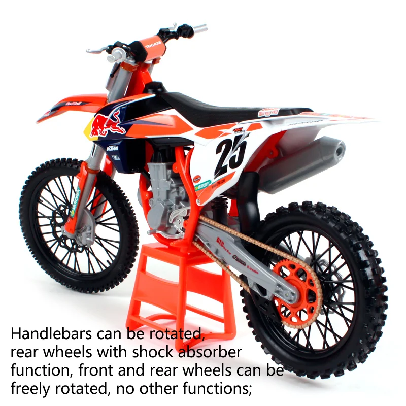 Maisto 1:6 Red Bull KTM Factory Racing 450 SX F 1 #25 # Marvin Musquin Внедорожный гоночный мотоцикл модель
