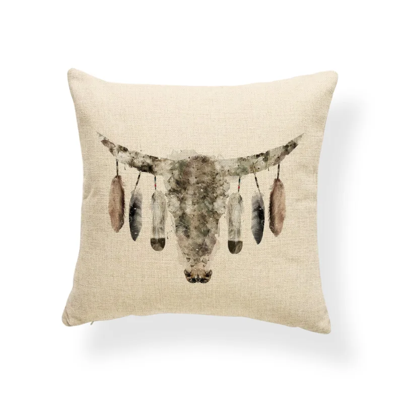 Персонализированная наволочка с перьями цветное перо цветок птица набор