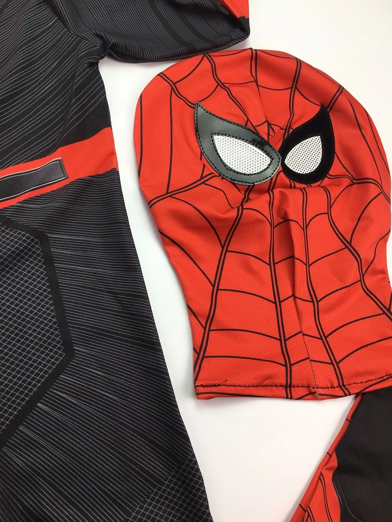 Человек паук далеко от дома Питер Паркер Косплэй костюм супергероя способный