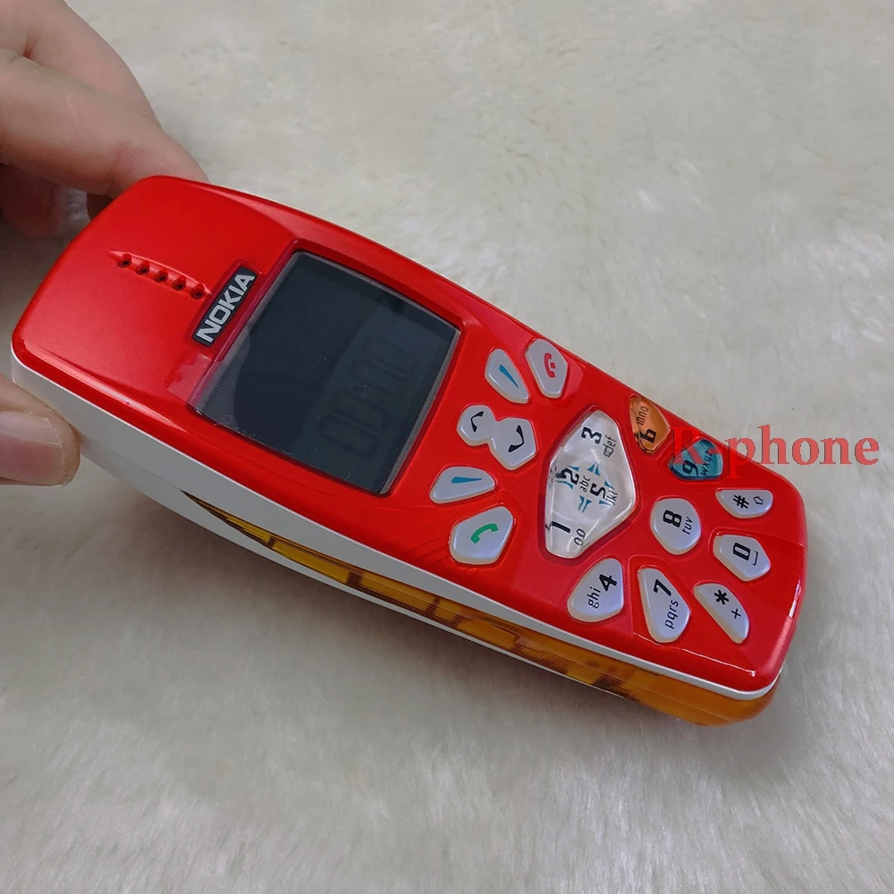 Полностью б/у Мобильный телефон NOKIA 3510i GSM 900/1800 двухдиапазонный разблокированный сотовый телефон и оранжевый