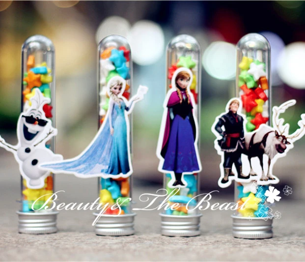 Принцесса Снежная Королева Анна Эльза конфетная коробка подарочная моноблок