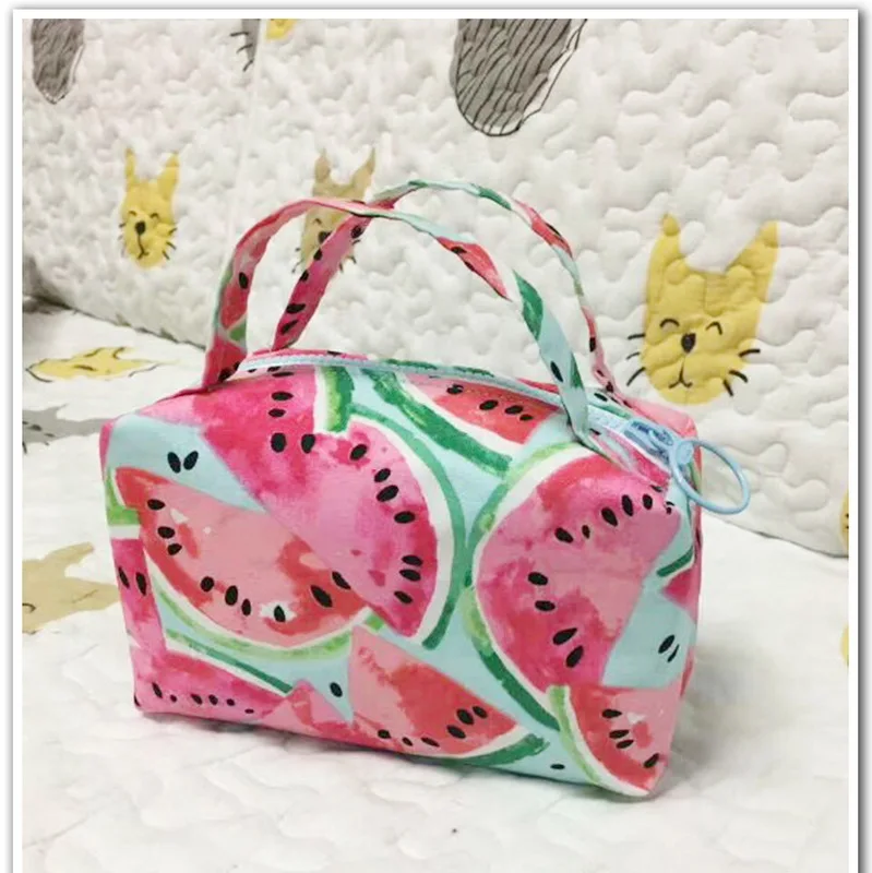 

Plain print and fresh summer watermelon cotton cloth