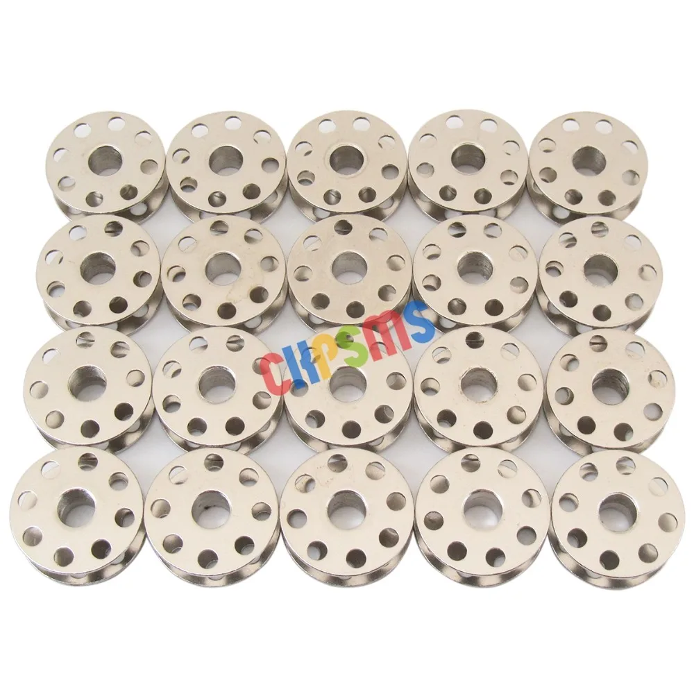 

20PCS #202265 STEEL BOBBINS FOR SINGER108K 108U(20,30), 108W(1,20,21) ,61W