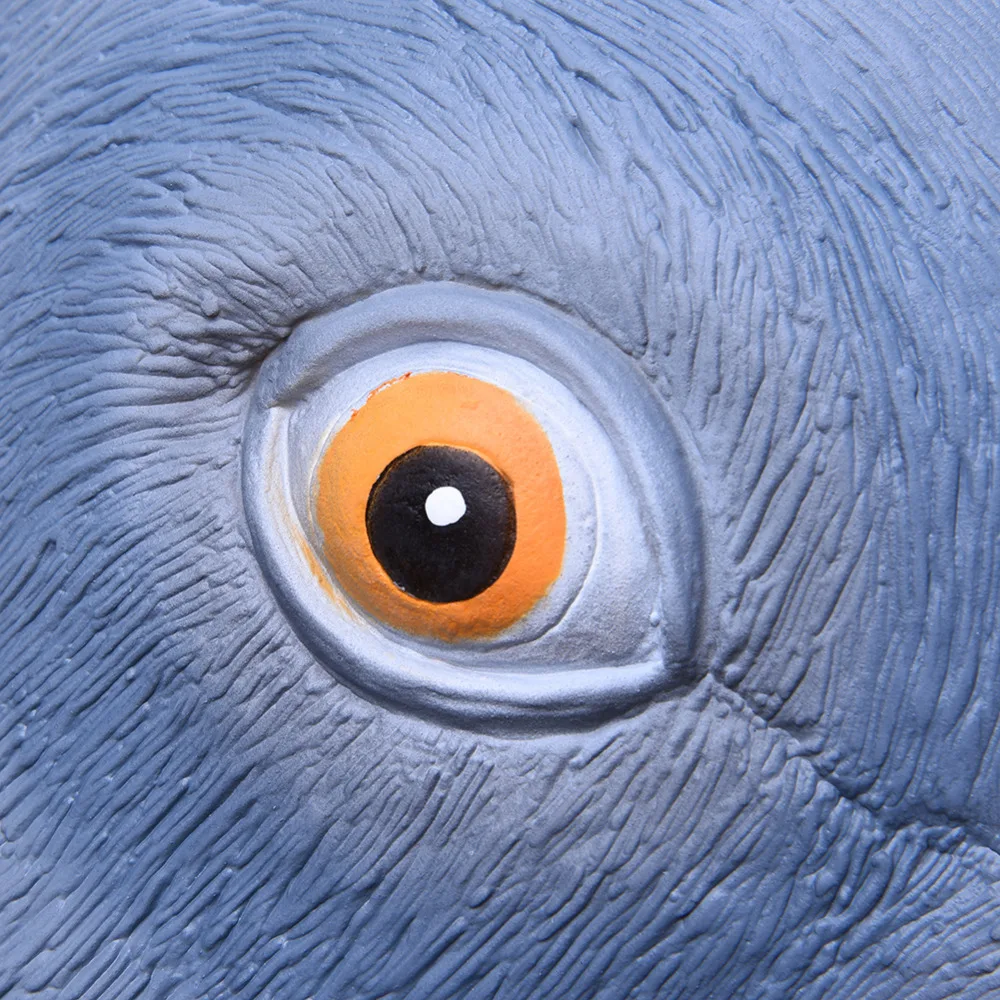 2019 New Lifelike Pigeon Head Full Face Mask Halloween Gifts Eco-friendly Nature Latex Funny For Cosplay Party Dress up | Дом и сад