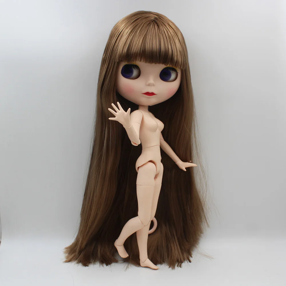 1/6 BJD 30 см кукольные игрушки 19 суставов высшего качества китайская Кукла BJD шаровая шарнирная кукла коричневый длинные кудрявые волосы Милая улыбающаяся девушка