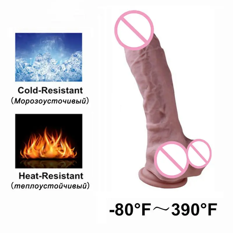 Фаллоимитатор HISMITH из жидкого силикона дилдо Реалистичные пенис без запаха