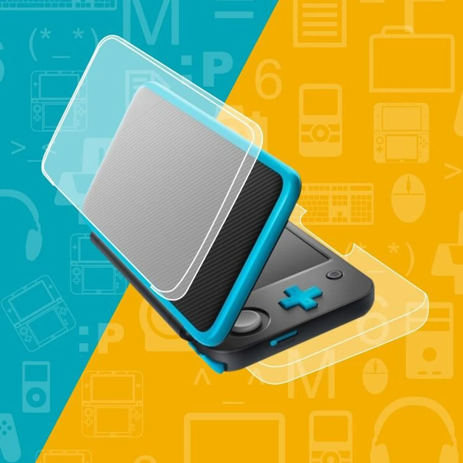 Прозрачный защитный жесткий чехол Bevigac для задней панели Nintendo New 2DS XL LL 1