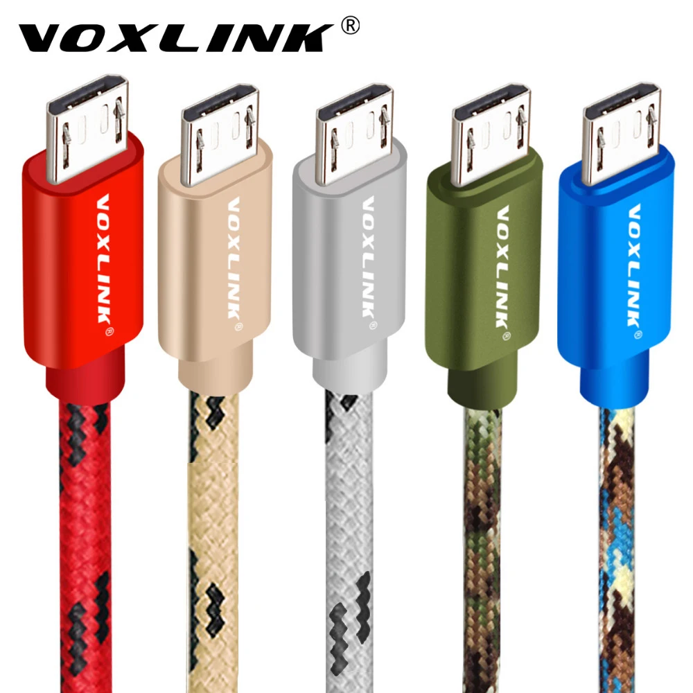 Кабель Micro USB VOXLINK 2 А кабель для быстрой зарядки и передачи данных