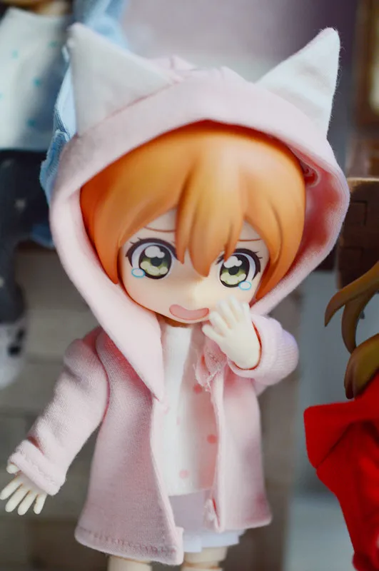 Obitsu11ob11cu poche кукла пальто для 1/12 bjd Толстовка candie цвета Кукла аксессуары ob11 заячьи