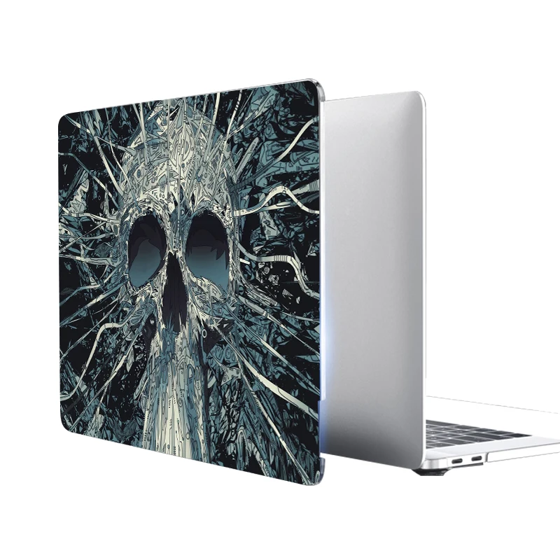 MTT чехол для Apple Macbook Pro 13 15 retina Air 11 13 дюймов Сенсорная панель Череп чехол для ноутбука mac book 12 защитный чехол
