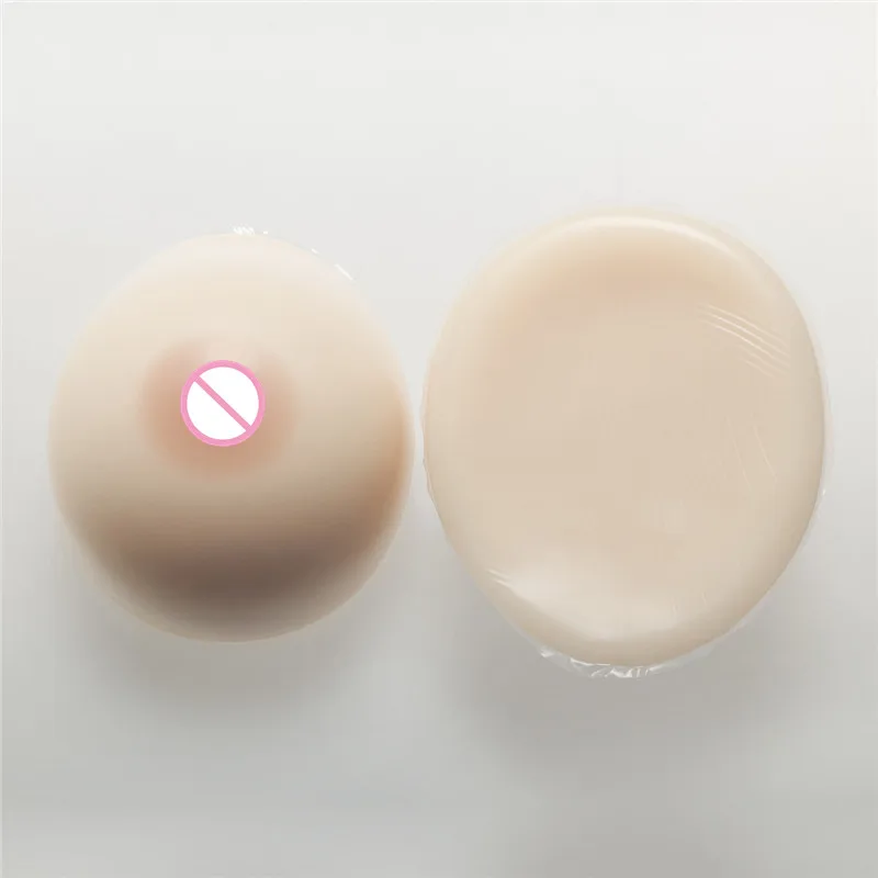 

2800g/pair Classic Round Silicone Boobs Breast Forms White/Beige/Brown Fake Breast Enhancer For Drag Queen Shemale Transgender