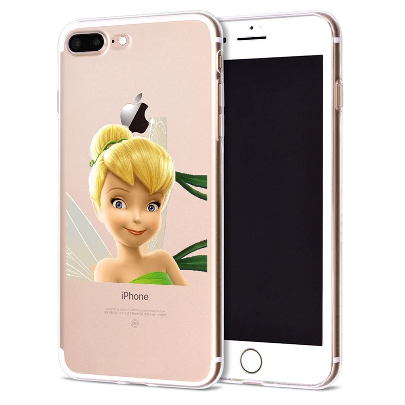 Чехол для Apple iPhone 6 6S 7 Plus X 10 милый мягкий чехол из ТПУ с изображением Динь-Динь