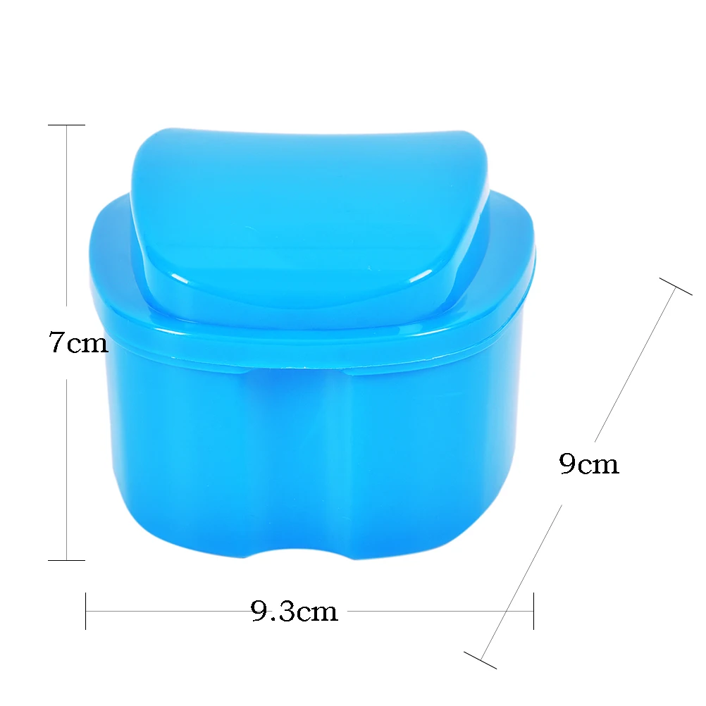 Denture Bath Box Case Dental False Teeth Storage with Hanging Net Container | Дом и сад