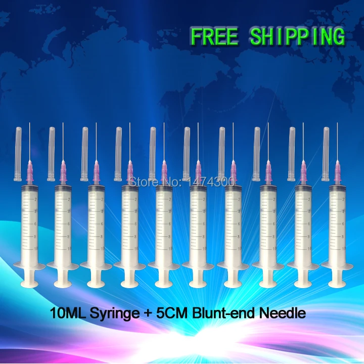 5/10 мл шприц с тупым концом для заправки чернил аксессуары чернильных картриджей