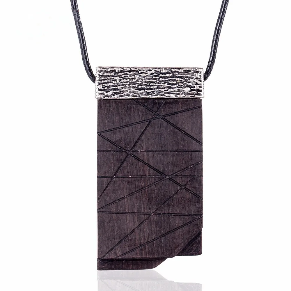 2018 Новый Винтаж Для женщин украшения ручной работы черный сандалового дерева