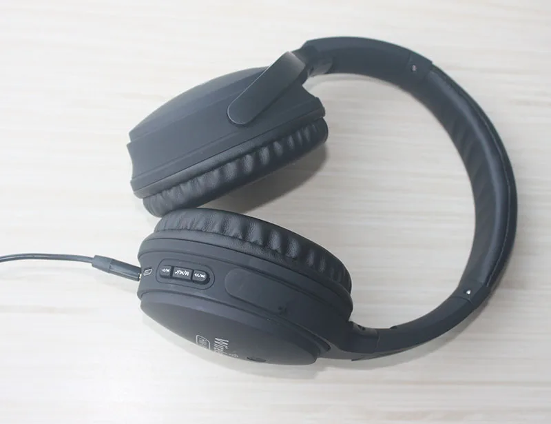 Беспроводные наушники, Bluetooth гарнитура, складные регулируемые наушники с микрофоном, поддержка аудио кабеля, TF карта, воспроизведение для телефона, ПК, MP3