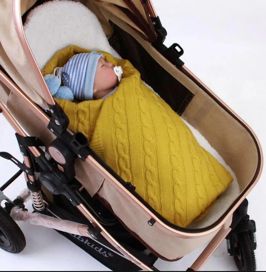 Вязаное детское одеяло для новорожденных; детское Пеленальное Одеяло; Manta Bebe; детское постельное белье для малышей; детское одеяло