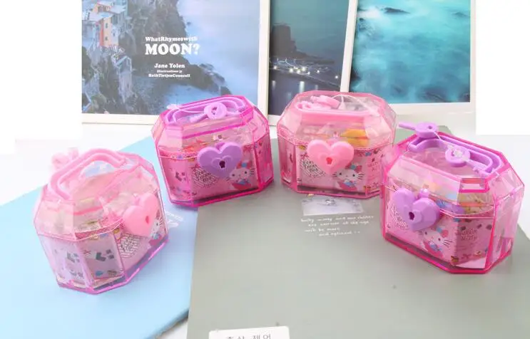 Новинка Kawaii hello kitty, Коробка С Сокровищами, ластик для студентов, коррекция письма, резиновые принадлежности для офиса, школы, канцелярские принадлежности, ластик