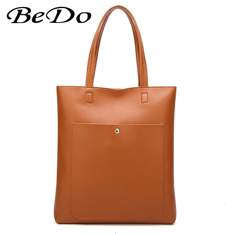 BeDo Большая вместительная сумка на плечо женские Сумки из искусственной кожи