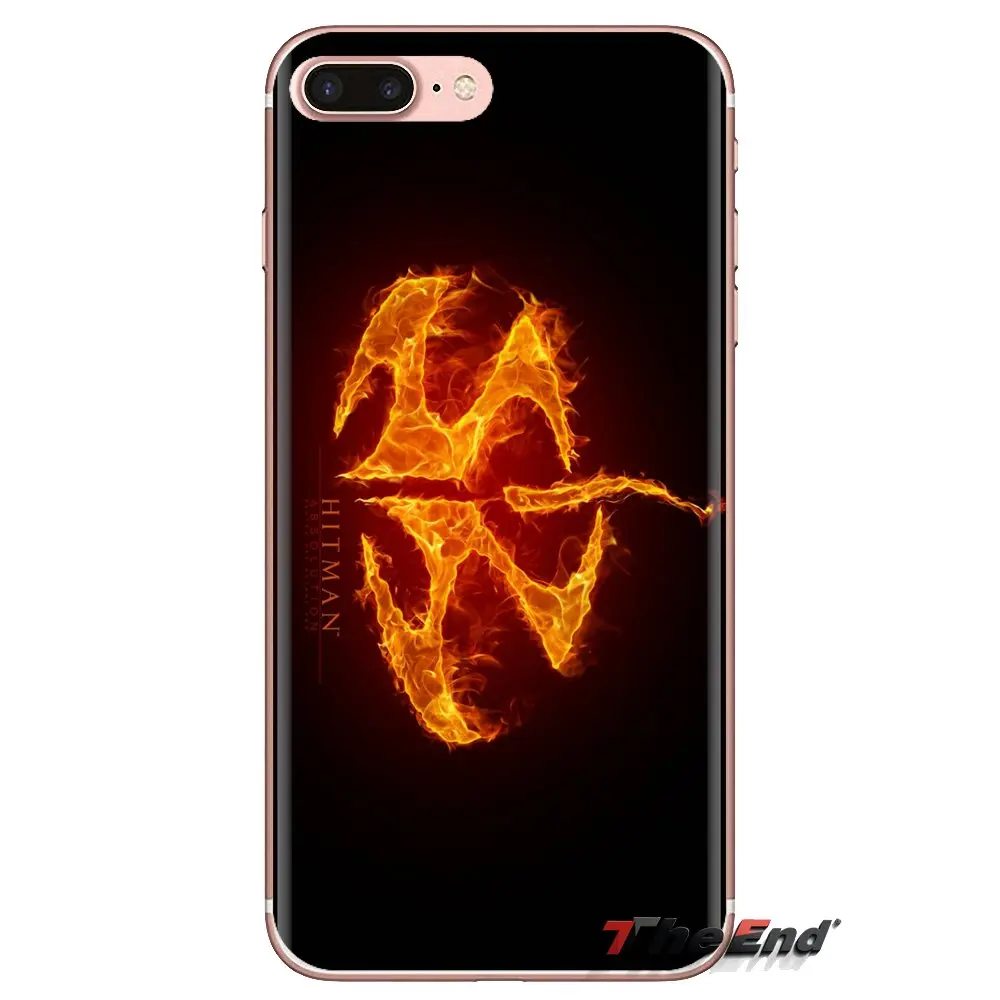 Transparent Soft Shell Covers For Xiaomi Redmi 4A S2 Note 3 3S 4 4X 5 Plus 6 7 6A Pro Pocophone F1 agent 47 hitman logo |