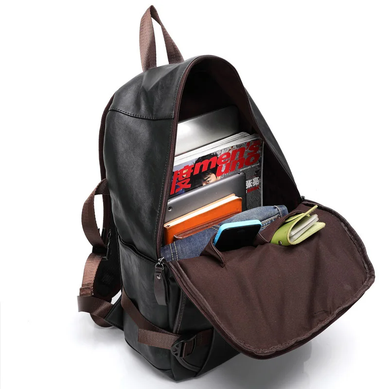 SIXRAYS мужской кожаный рюкзак с масляным воском повседневный и сумки для