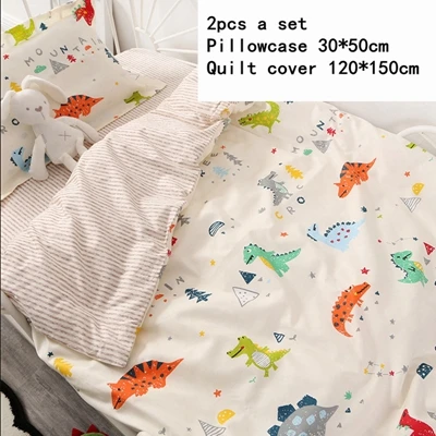 Комплект из 2 предметов) пододеяльник 120x150 см+ наволочка, комплект детского постельного белья, односпальная кровать, пододеяльник для детей, детская кровать - Цвет: 120x150cm B