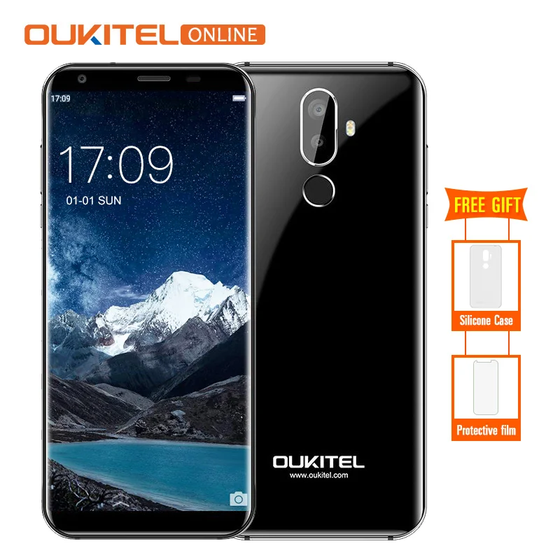 Oukitel K5 5 7 дюйма 18:9 Дисплей 2 Гб Оперативная память 16 Встроенная 4000 mAh 13MP Камера Android 0
