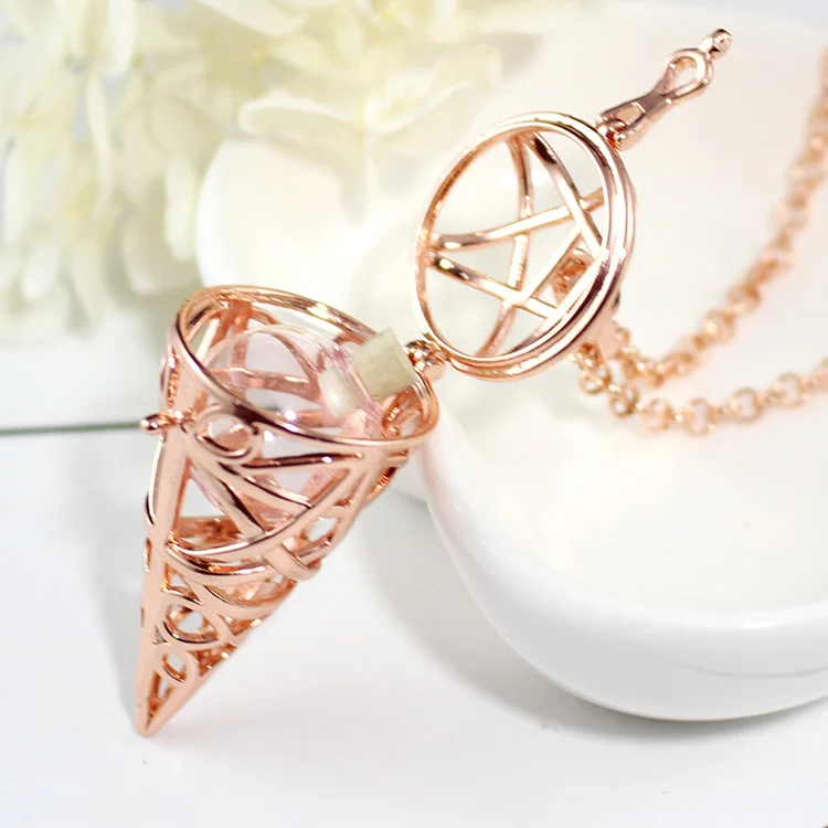 Rose Gold with Pink 1 шт. 45x23 мм Золотая и серебряная звезда пентаграмма медальон памятный медальон конус медальон кулон Мемориал пепел Keepsake кремации ювелирные изделия - Окраска металла: Rose Gold with Pink