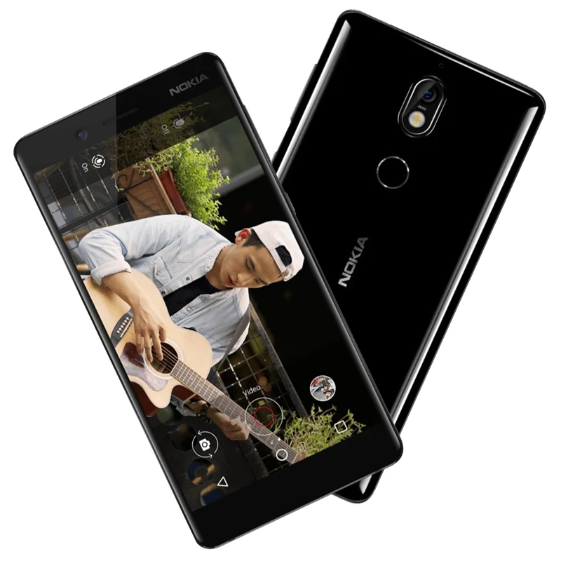 Nokia 7 Оригинальный разблокированный мобильный телефон 64G rom Dual SIM 16.0MP Android 1 3000 mAh 5 2 '񟞨 P GSM/WCDMA/LTE глобальная