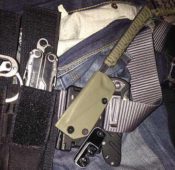 Многофункциональный Зажим для ремня EDCGEAR может использоваться ножа фонарь