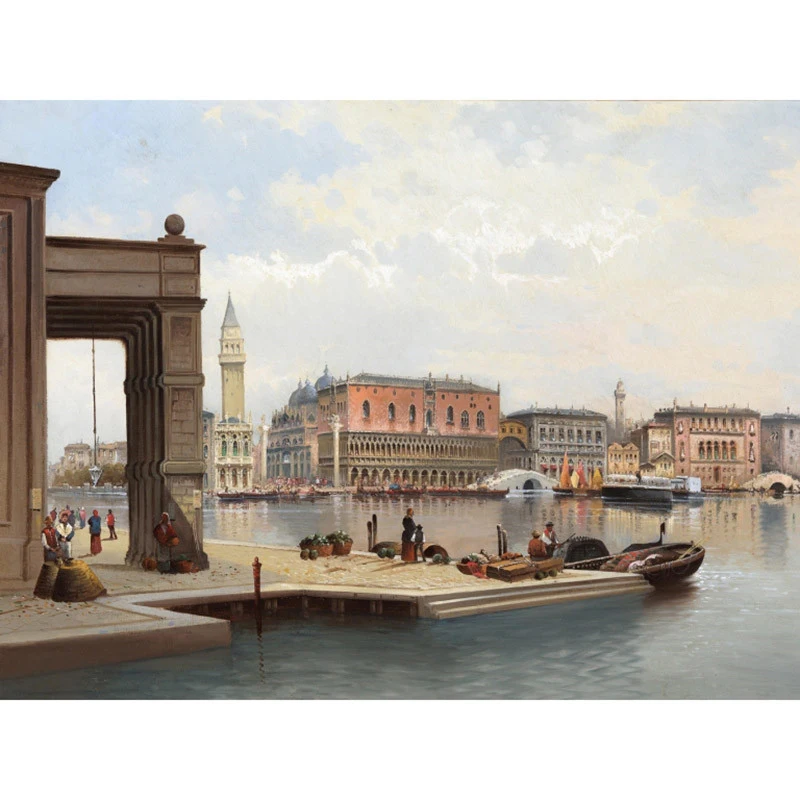 

Full Square/Round DIY Diamond Embroidery Riverside view 5D Diamond Painting Rhinestone Mosaic Home Decor HYY