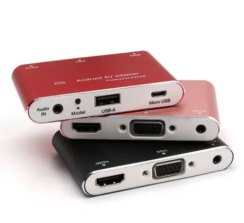 3в1 телефон к телевизору VGA проектор видео конвертер hdmi AV адаптер для iPhone X 5 6 7 8 Plus