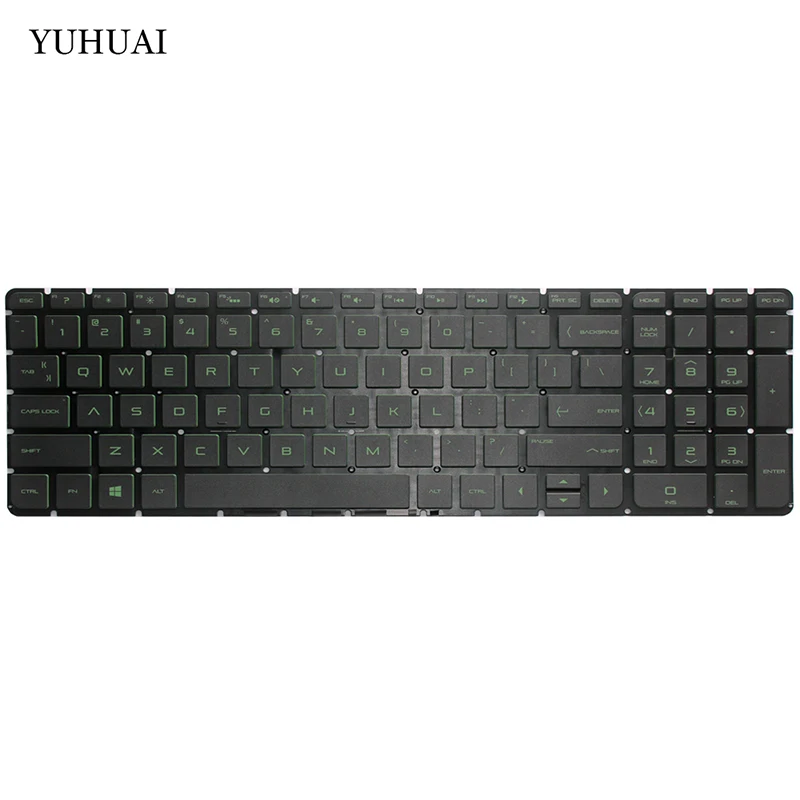 Клавиатура с английской раскладкой для ноутбука HP Pavilion Gaming 15-ak007tx 15-ak008tx 15-ak009tx