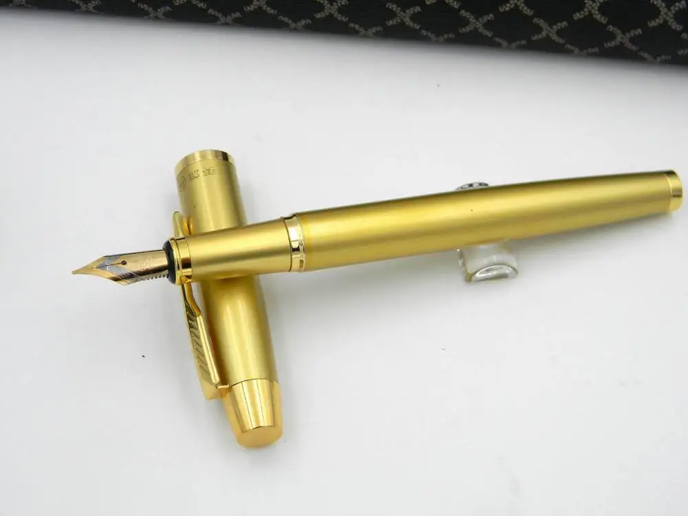 GOLDEN 8007 Классический зажим для стрел золотисто-матовый авторучка - Цвет: GOLDEN