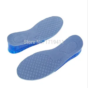 1 пара удобные унисекс Для женщин мужчин Удобный Силиконовый гель Увеличение высоты подъема стельки для обуви подушки протектор