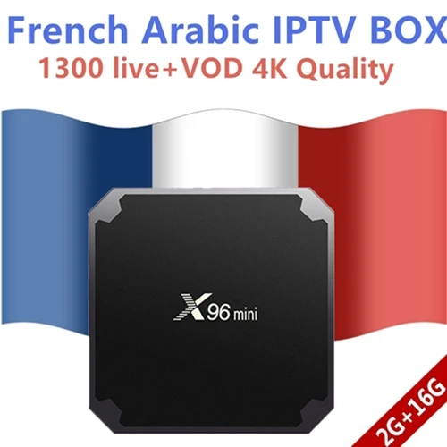 Французская IP tv x96 mini 4k android tv box 7,1+ 1300 NEO tv& vod ip tv подписка Франция арабский Бельгия Испания платная ТВ смарт-приставка - Цвет: Оранжевый