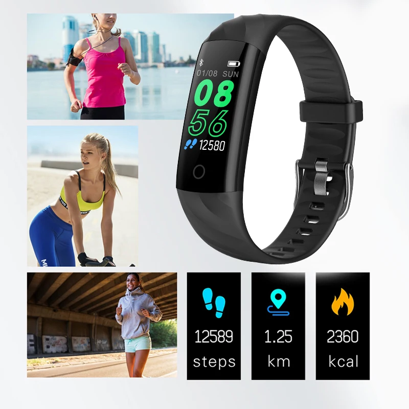 LIGE Новый Модный Bluetooth Смарт-Браслет Водонепроницаемый спортивный трекер