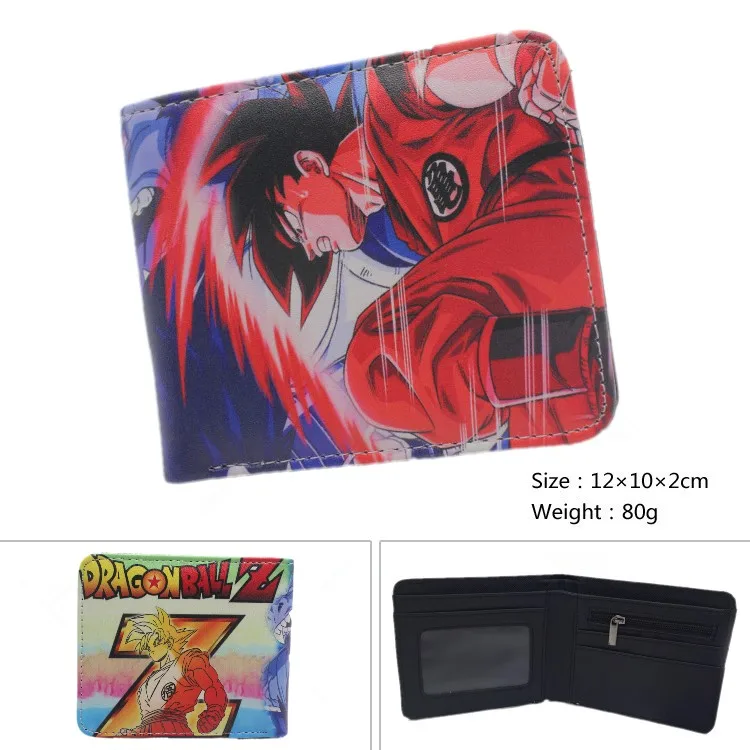 Аниме Dragon Ball z кошелек Goku короткий кошелек Dragon Ball Супер мультфильм кошелек молодой Кошелек для монет для мужчин и женщин кошелек - Цвет: G