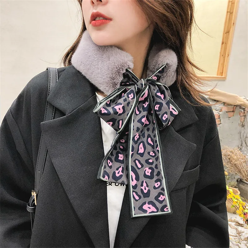 С леопардовым принтом с вырезом подходящие к любому наряду Искусственный