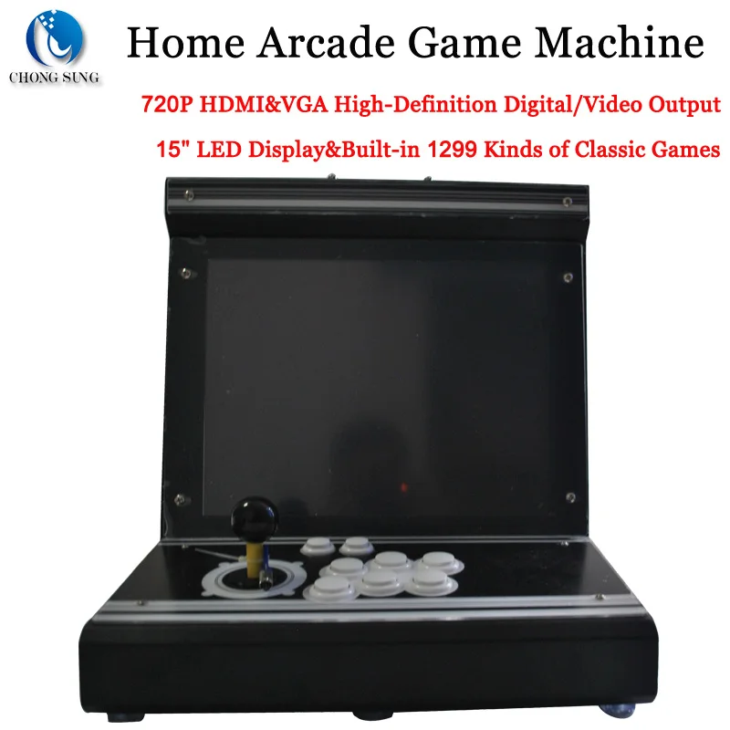 Портативная игровая консоль 15 "светодиодный дисплей Главная аркадная игра