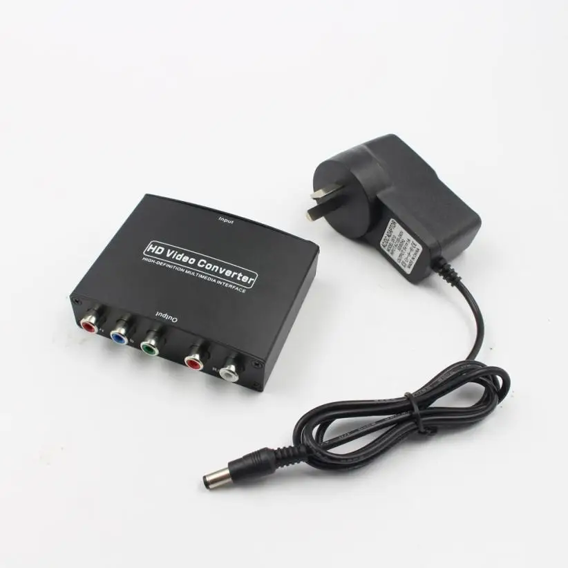 Компонент 2017 RGB (YPbPr) видео + R/L аудио адаптер преобразователь HD TV в HDMI 1080P WP Z1024