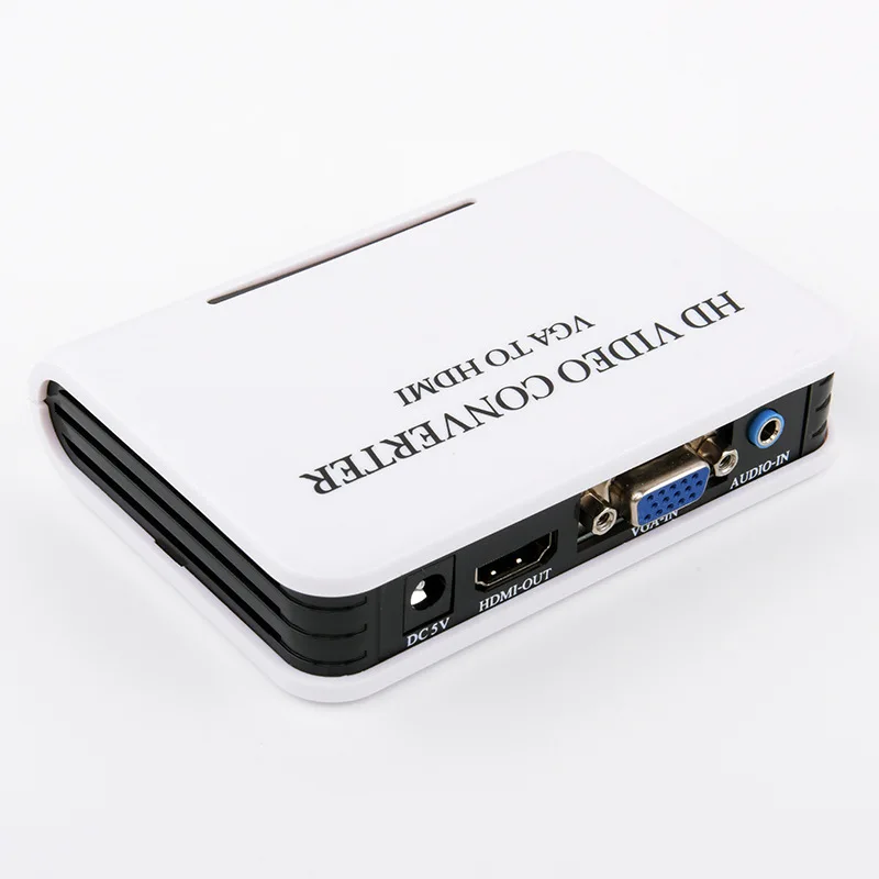 HD VGA преобразователь видеосигнала hdmi с аудио vga к конвертер для ПК Монитор ТВ