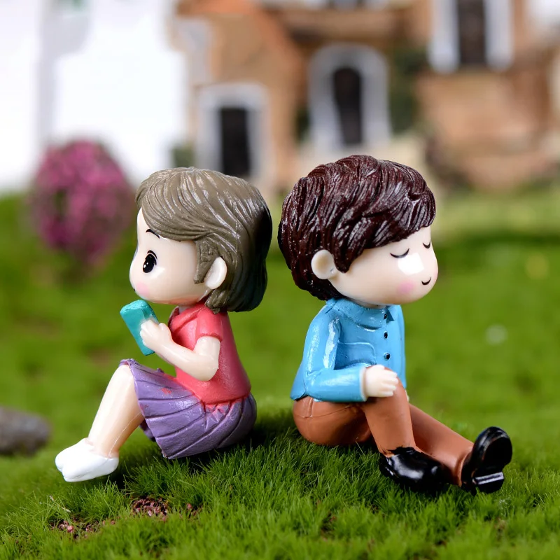 2 шт. романтические фигурки влюбленных для мальчиков и девочек свадебные куклы