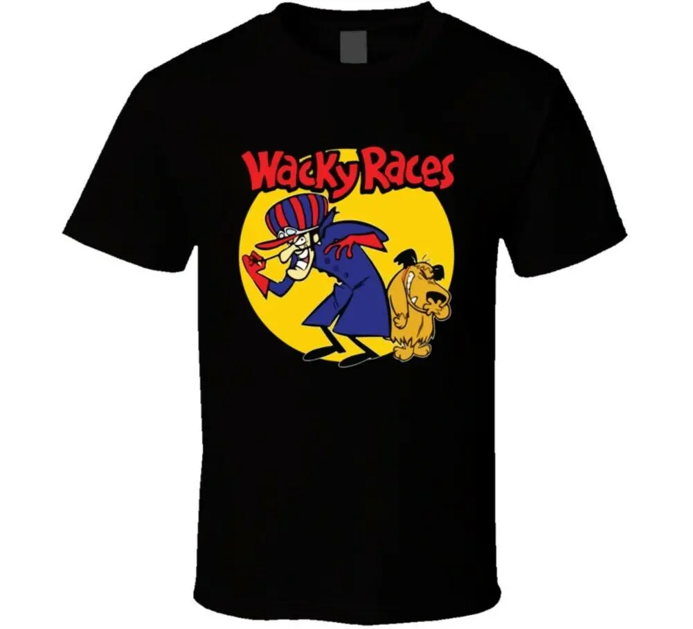 Wacky Racing мальчик и собака Ханна Барбера мультфильм фанатская футболка с постером