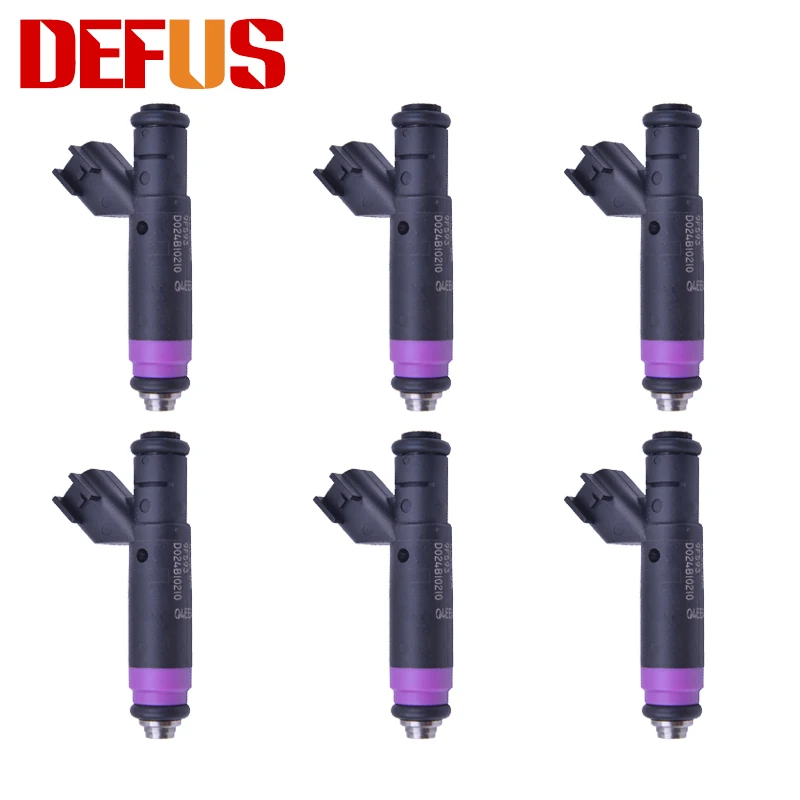 DEFUS 6 шт. Форсунка для топливного инжектора OE 4L8E BA 9F593 бензиновая автозапчасти
