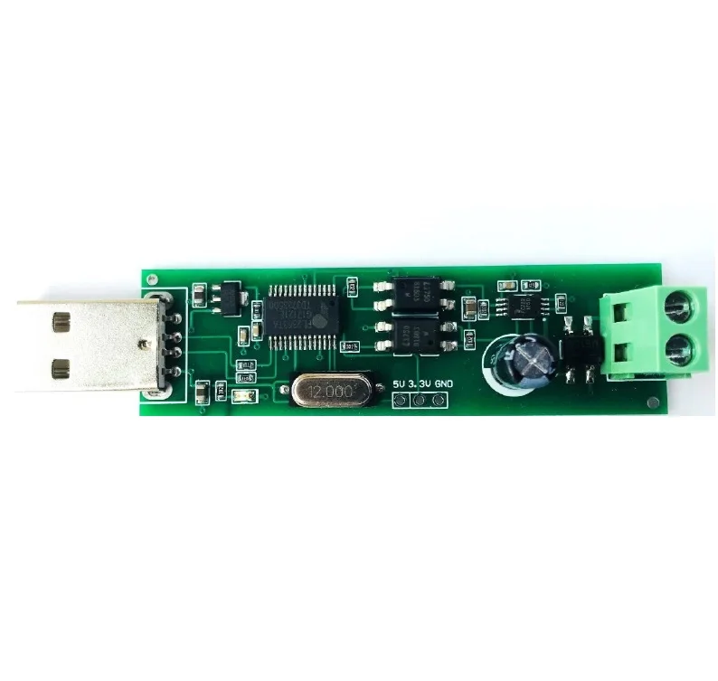 Армейский зеленый Промышленный USB к MBUS host, USB-MBUS метр чтение связь USB блок питания 10 нагрузок - Цвет: Армейский зеленый