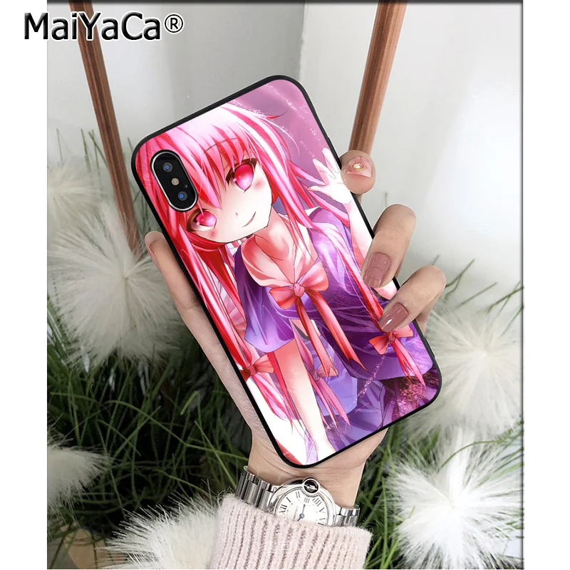 MaiYaCa кровавый Аниме дневник будущего Mirai Nikki силиконовый мягкий чехол для телефона из ТПУ для iPhone 8 7 6 6S Plus 5 5S SE XR X XS MAX - Цвет: A16