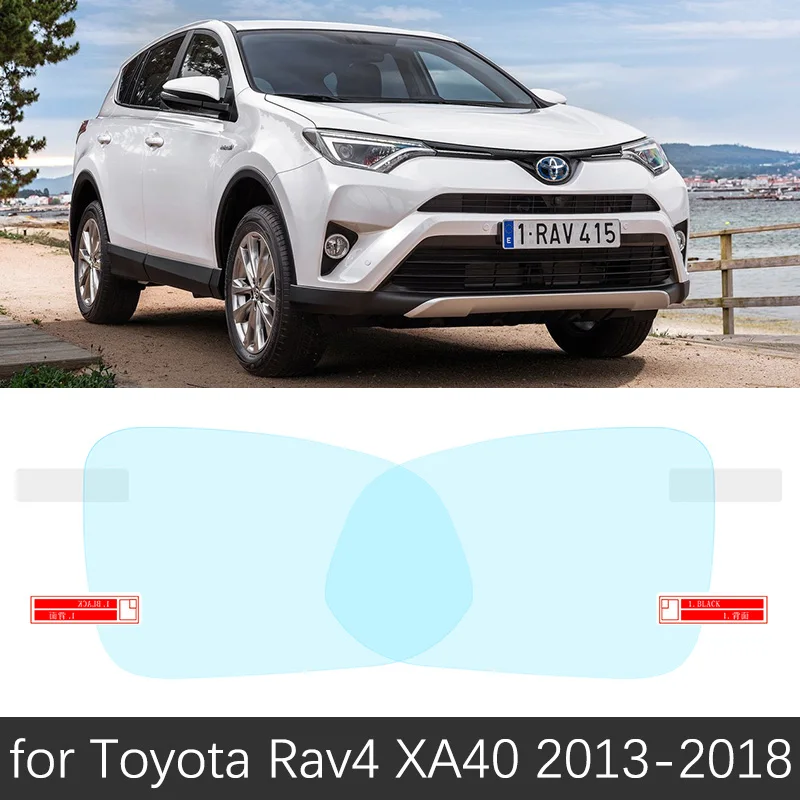 Для Toyota Rav4 XA40 2013- RAV 4 40 полное покрытие противотуманная пленка зеркало заднего вида непромокаемые противотуманные пленки чистые аксессуары - Название цвета: Rav4 2013-2018